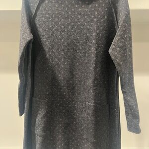 Zara, grey with glitter dots dress, size 7.